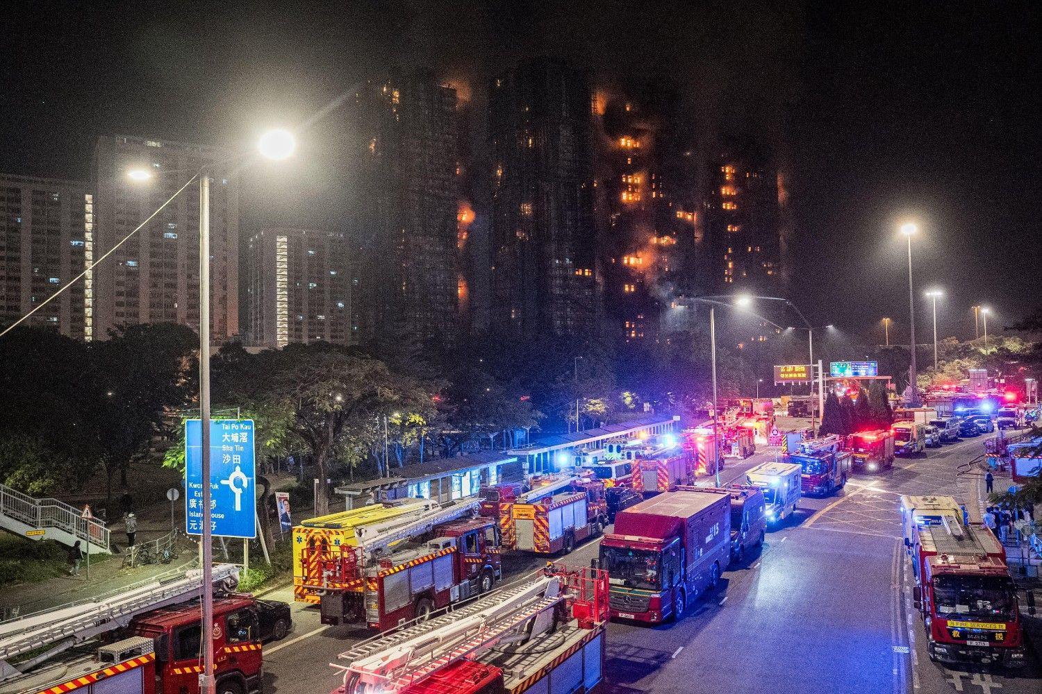 At least 36 dead, 279 missing in Hong Kong fire at housing estate